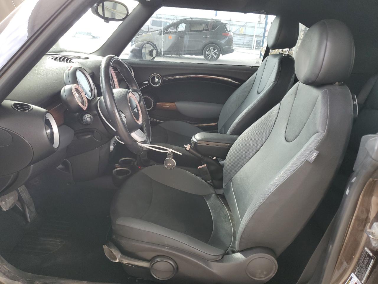 2010 MINI Cooper VIN WMWMR3C50ATU97547 Copart auction photo, undercarriage damage thumbnail 7