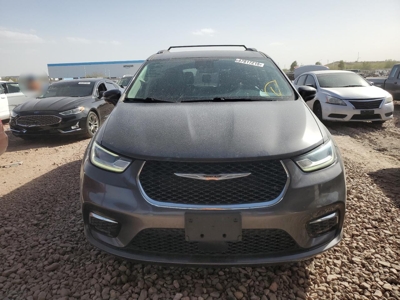 2021 Chrysler Pacifica VIN 2C4RC1BG8MR535121 Copart auction photo, front end / mechanical damage thumbnail 5