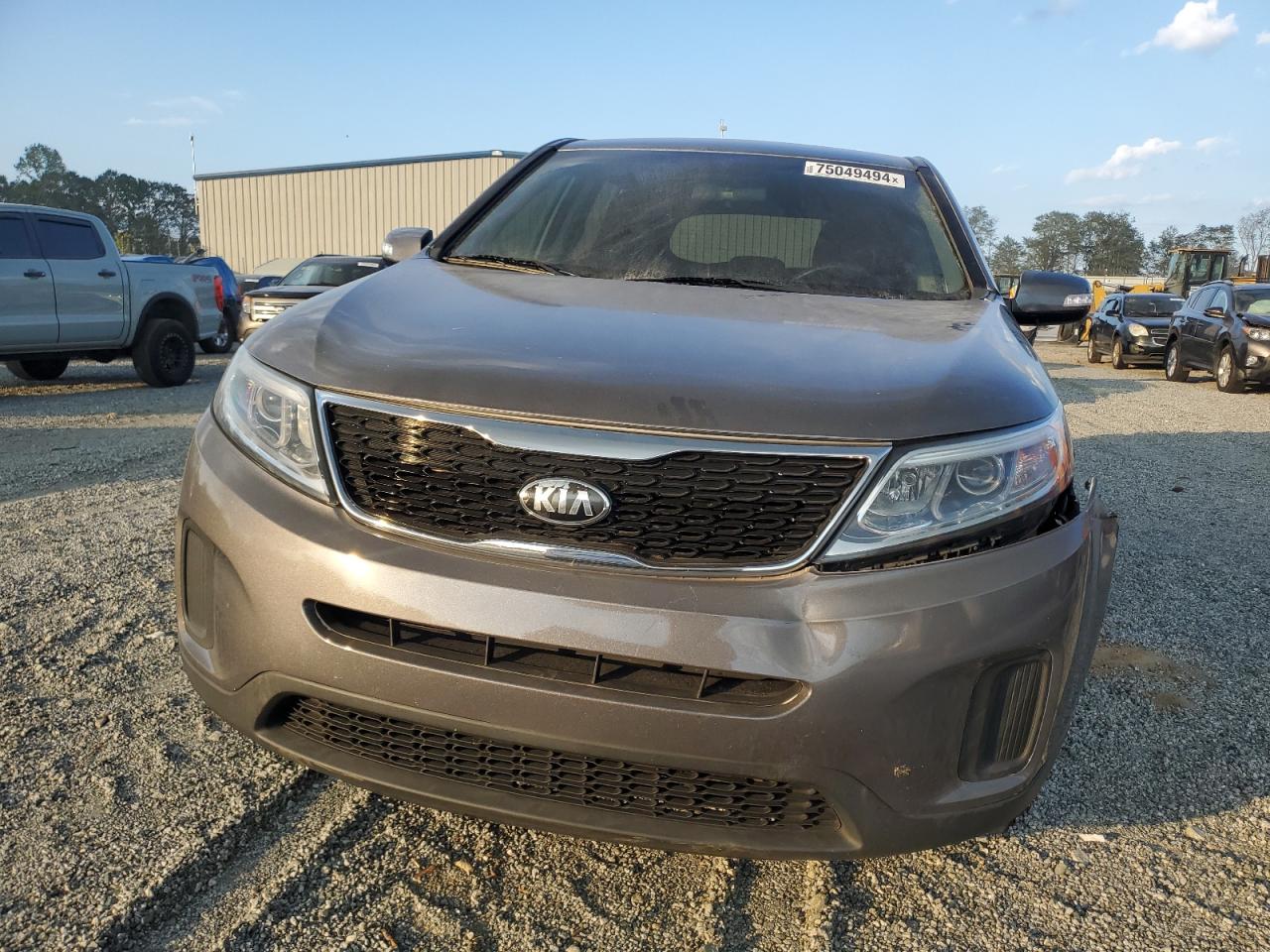 2014 KIA Sorento VIN 5XYKT3A61EG526062 Copart auction photo, front end damage thumbnail 5