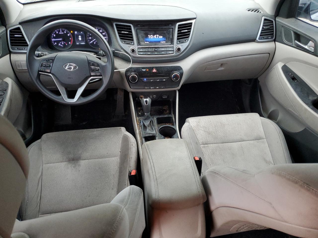 2017 Hyundai Tucson VIN KM8J33A43HU327491 Copart auction photo, front end / minor dent/scratches damage thumbnail 8