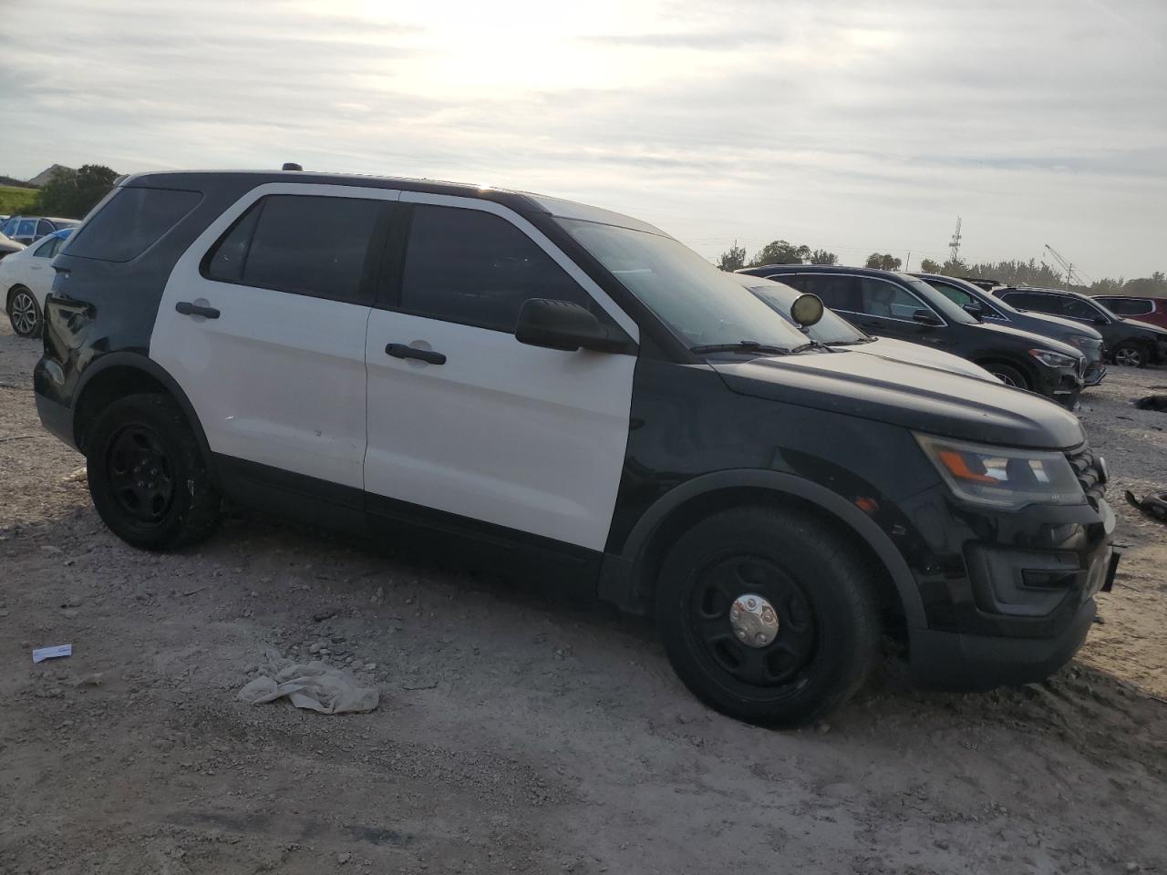 2017 Ford Explorer VIN 1FM5K8AR9HGA63074 Copart auction photo, side / rear end damage thumbnail 4