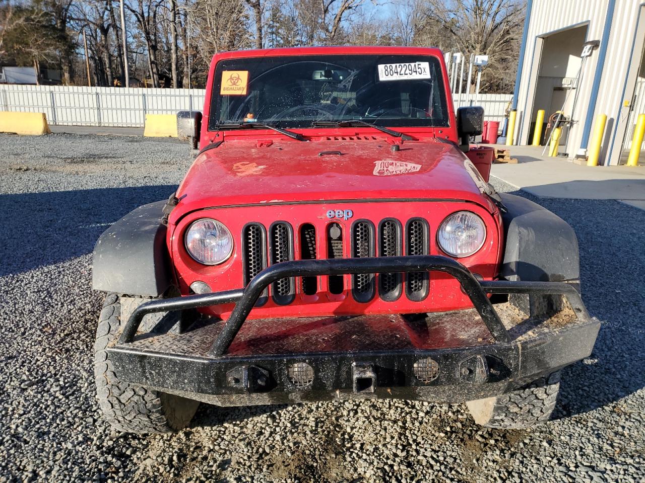 2016 Jeep Wrangler VIN 1C4BJWDG2GL320462 Copart auction photo, front end damage thumbnail 5