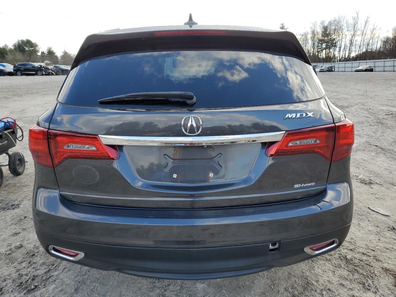 2014 Acura MDX VIN 5FRYD4H23EB027463 Copart auction photo, front end damage thumbnail 6