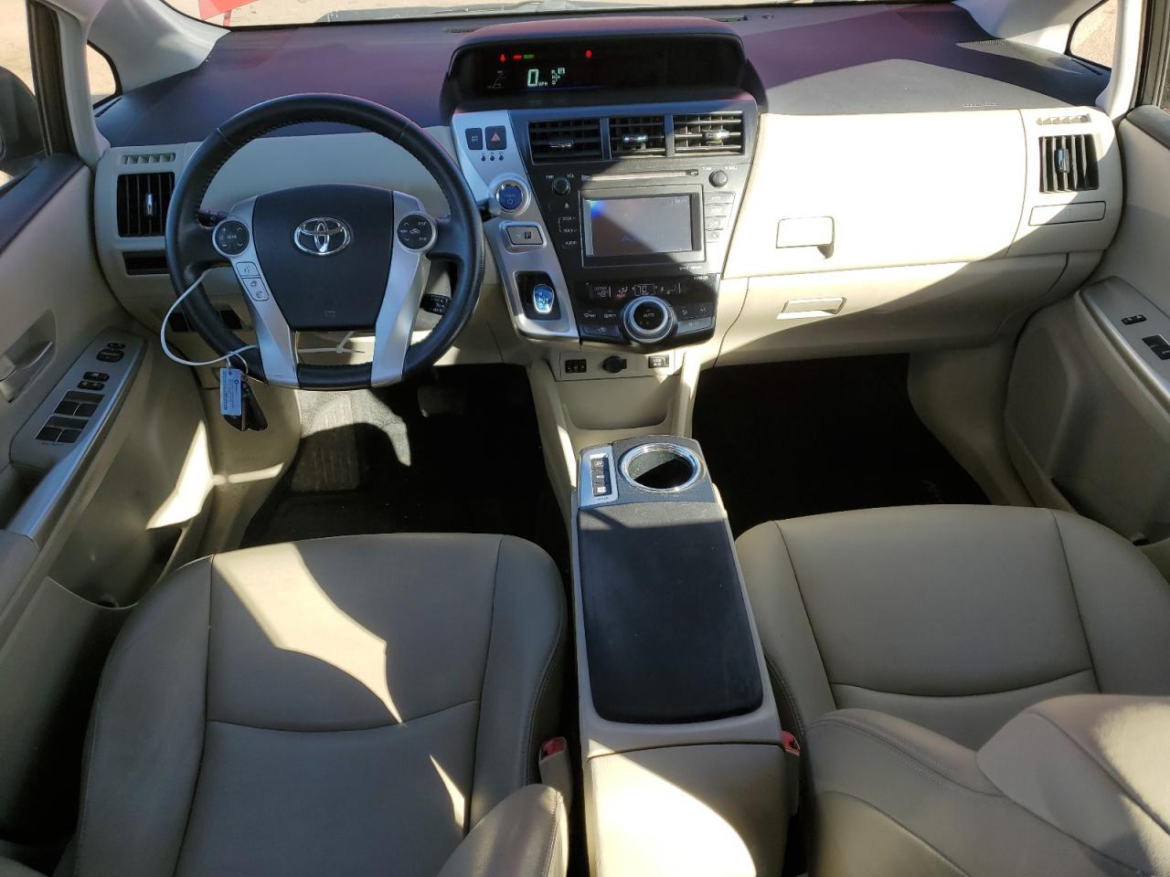 2013 Toyota Prius VIN JTDZN3EU1D3256819 Copart auction photo, rear end / side damage thumbnail 8