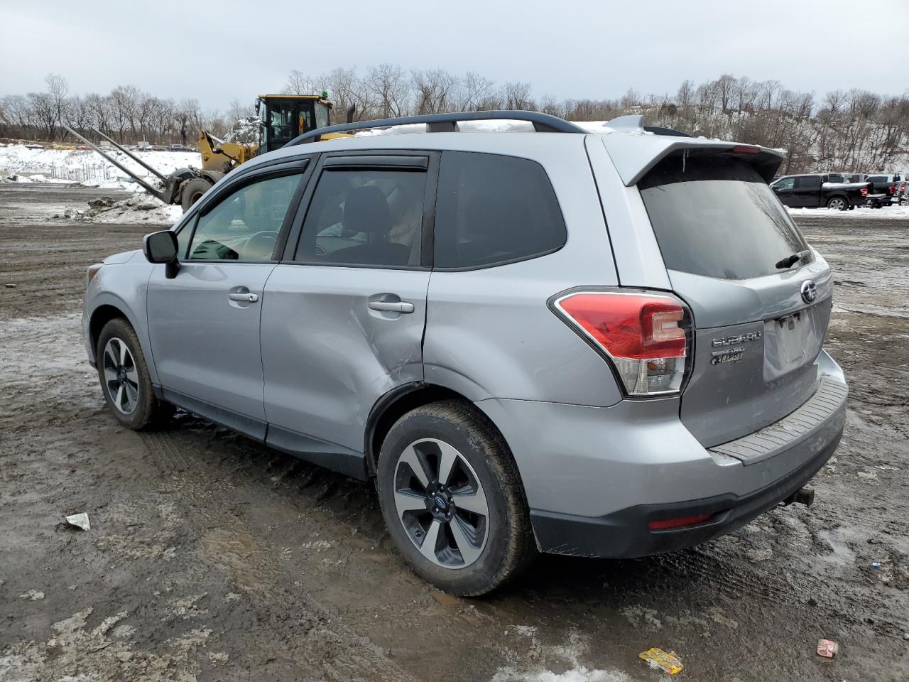 2017 Subaru Forester VIN JF2SJAEC7HH542595 Copart auction photo, side / rear end damage thumbnail 2