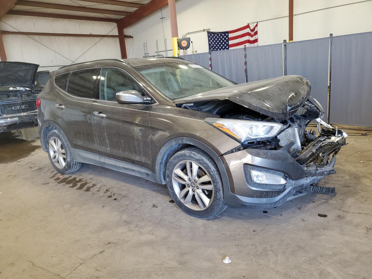 2014 Hyundai Santa Fe VIN 5XYZUDLAXEG220416 Copart auction photo, front end damage thumbnail 4