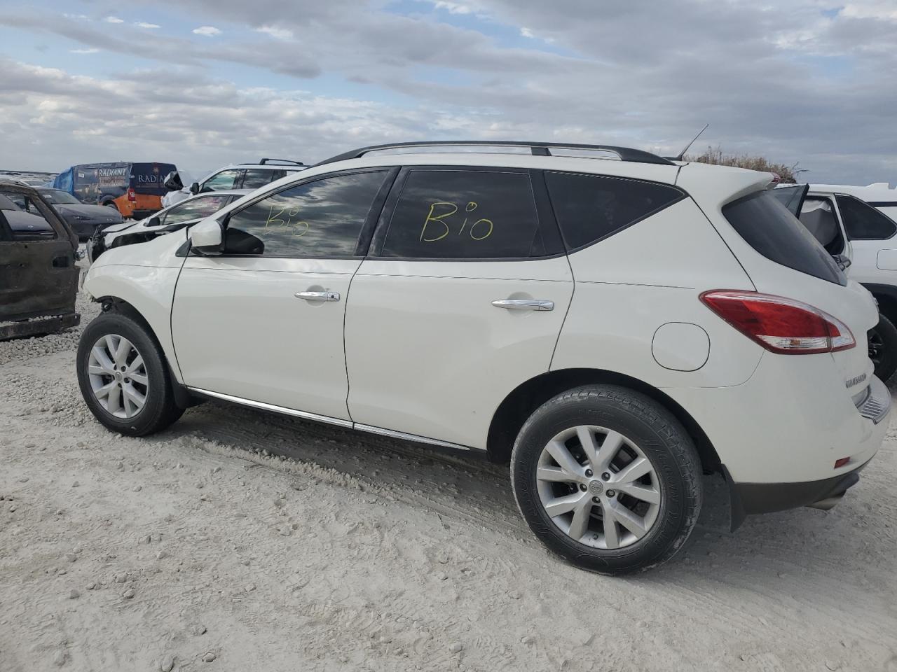 2014 Nissan Murano VIN JN8AZ1MU3EW403461 Copart auction photo, front end damage thumbnail 2