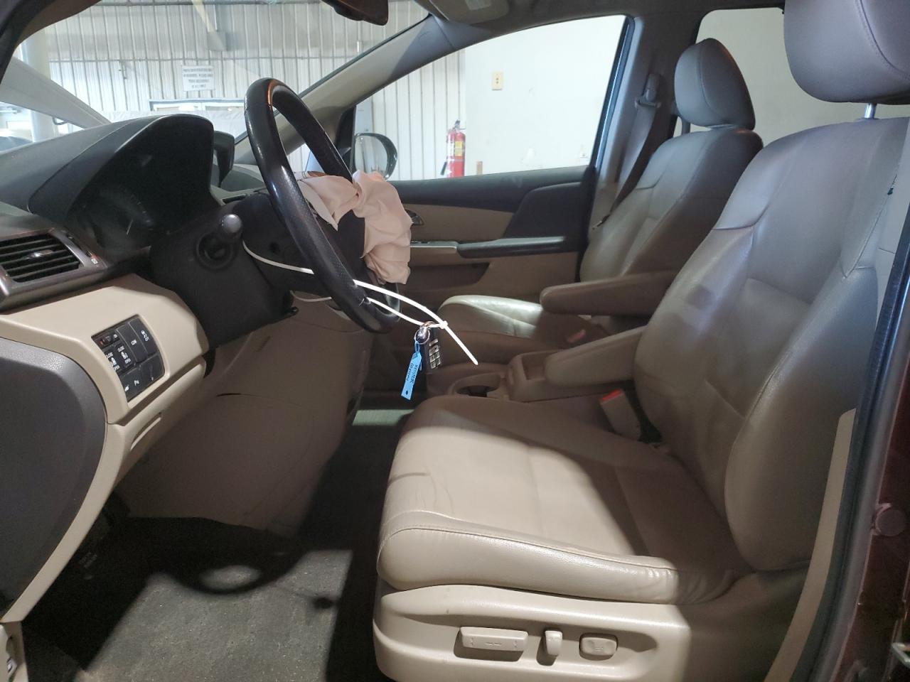 2014 Honda Odyssey VIN 5FNRL5H95EB080869 Copart auction photo, front end / side damage thumbnail 7