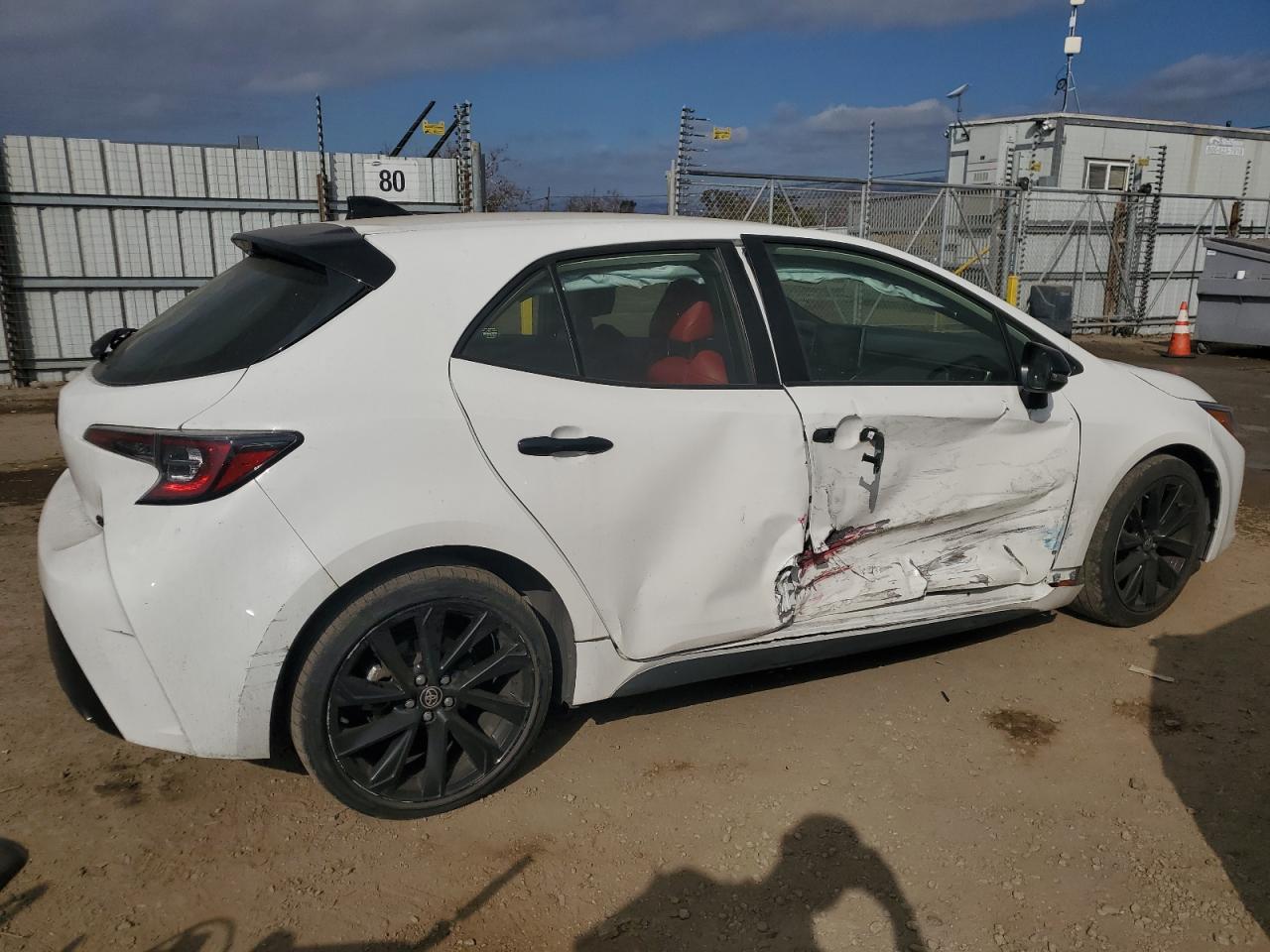 2021 Toyota Corolla VIN JTND4MBE6M3119757 Copart auction photo, side / rear end damage thumbnail 3