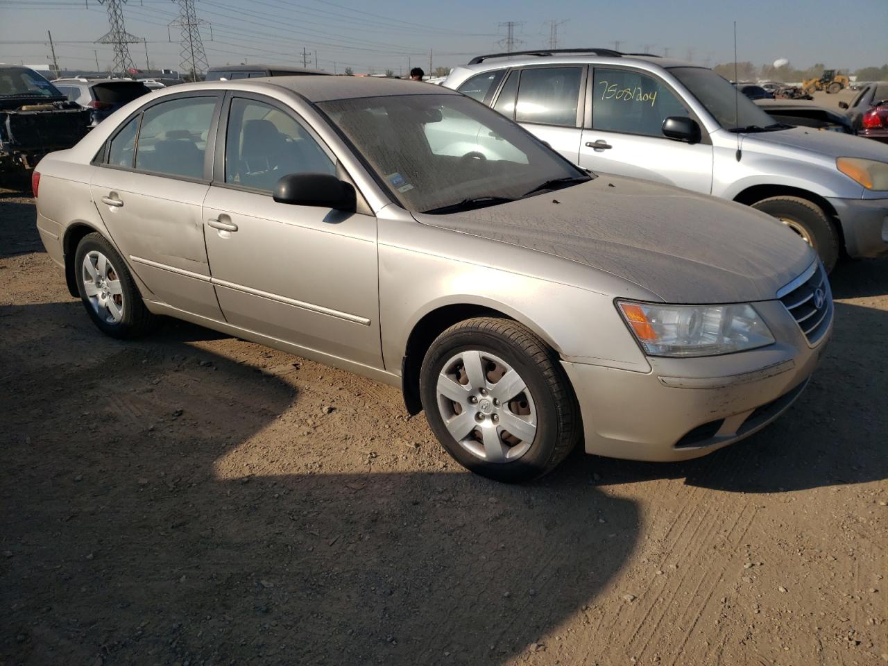 2009 Hyundai Sonata VIN 5NPET46C69H564466 Copart auction photo, all over damage thumbnail 4