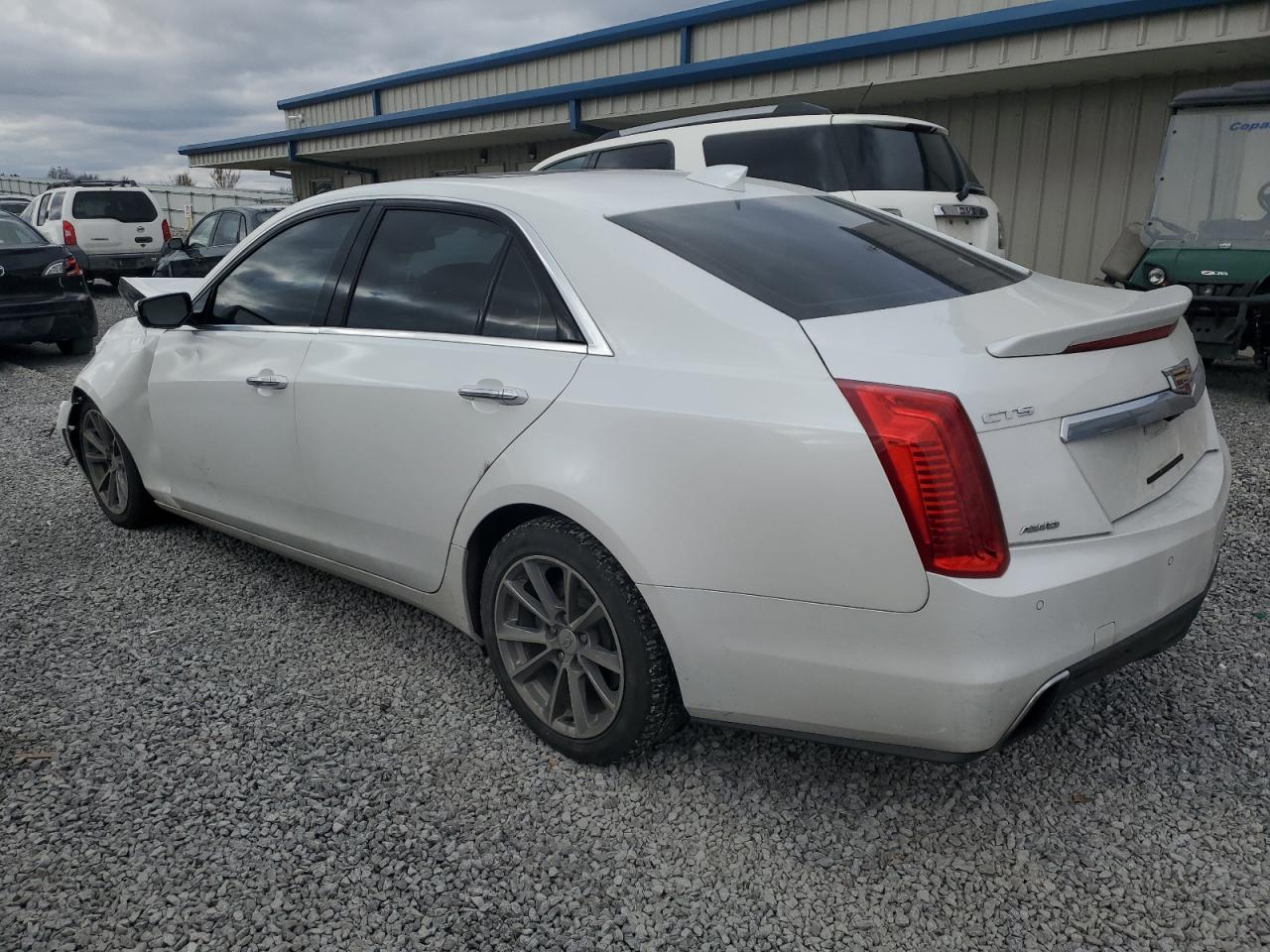2017 Cadillac CTS VIN 1G6AX5SX8H0185372 Copart auction photo, front end damage thumbnail 2