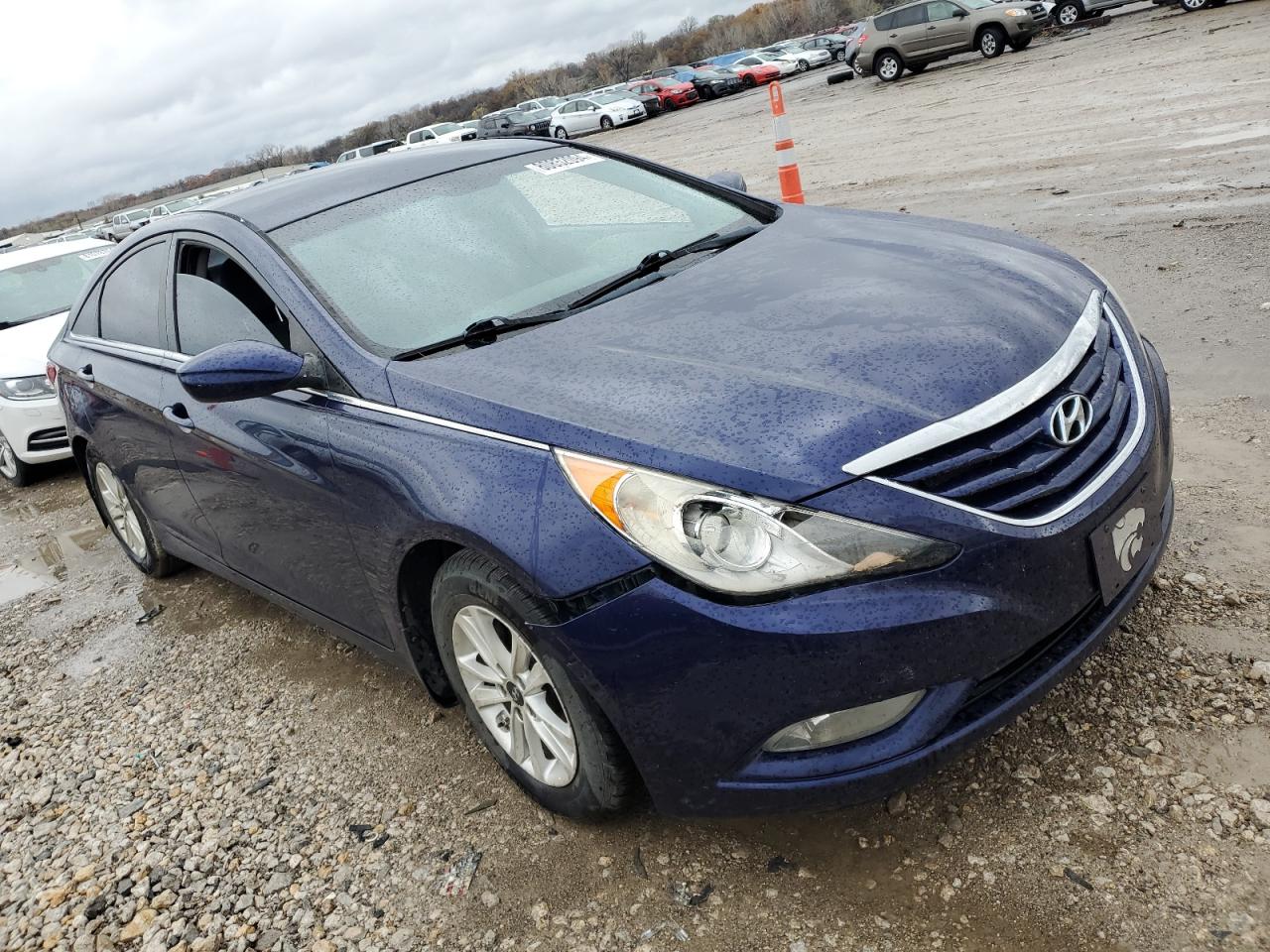 2013 Hyundai Sonata VIN 5NPEB4AC4DH635943 Copart auction photo, front end / vandalism damage thumbnail 4