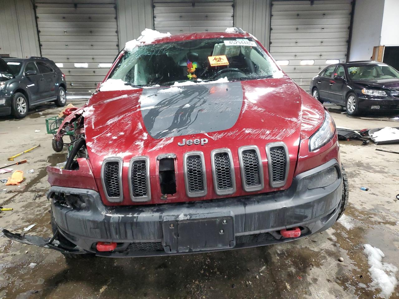 2017 Jeep Cherokee VIN 1C4PJMBS7HW636389 Copart auction photo, rollover damage thumbnail 5