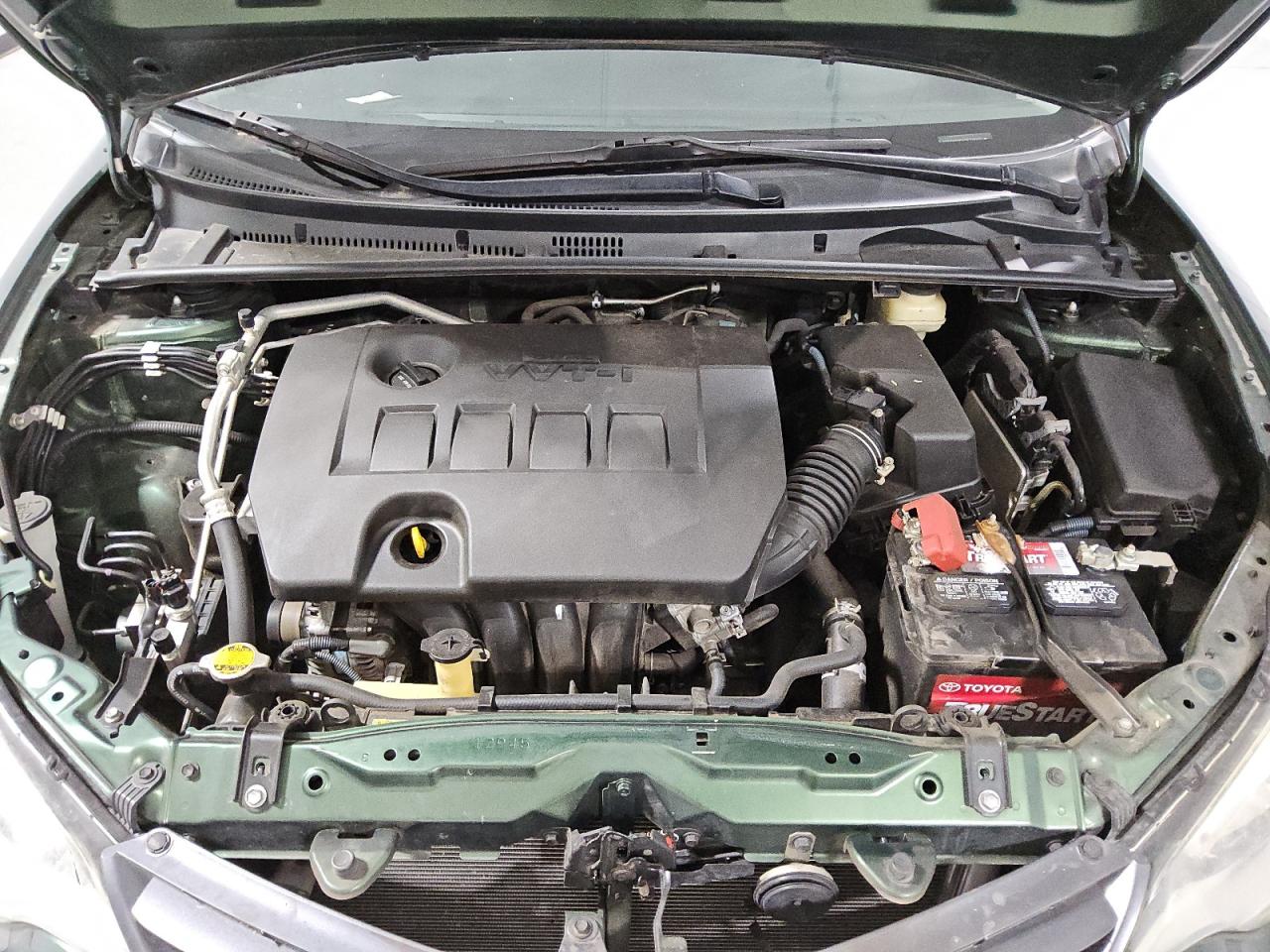 2015 Toyota Corolla VIN 5YFBURHE5FP338462 Copart auction photo, side / front end damage thumbnail 11