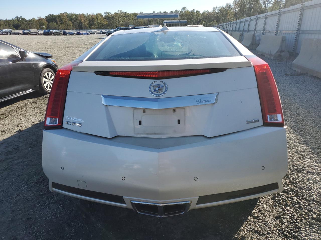 2012 Cadillac CTS VIN 1G6DA1E31C0150360 Copart auction photo, top/roof damage thumbnail 6