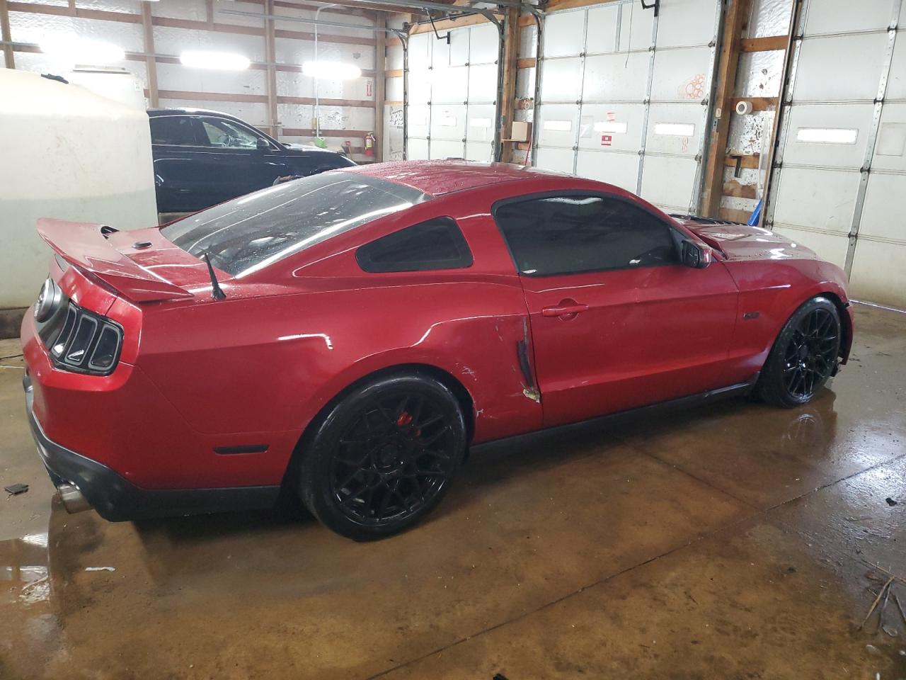 2011 Ford Mustang VIN 1ZVBP8CF3B5143451 Copart auction photo, front end / side damage thumbnail 3