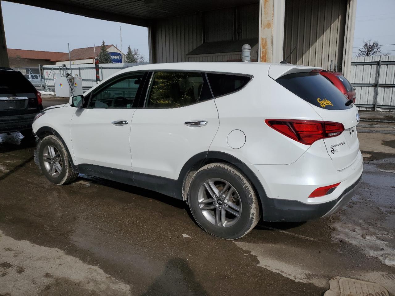 2018 Hyundai Santa Fe VIN 5NMZTDLB2JH079840 Copart auction photo, front end damage thumbnail 2