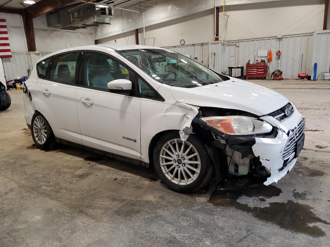 2013 Ford C-MAX VIN 1FADP5AU5DL552812 Copart auction photo, front end / rear end damage thumbnail 4