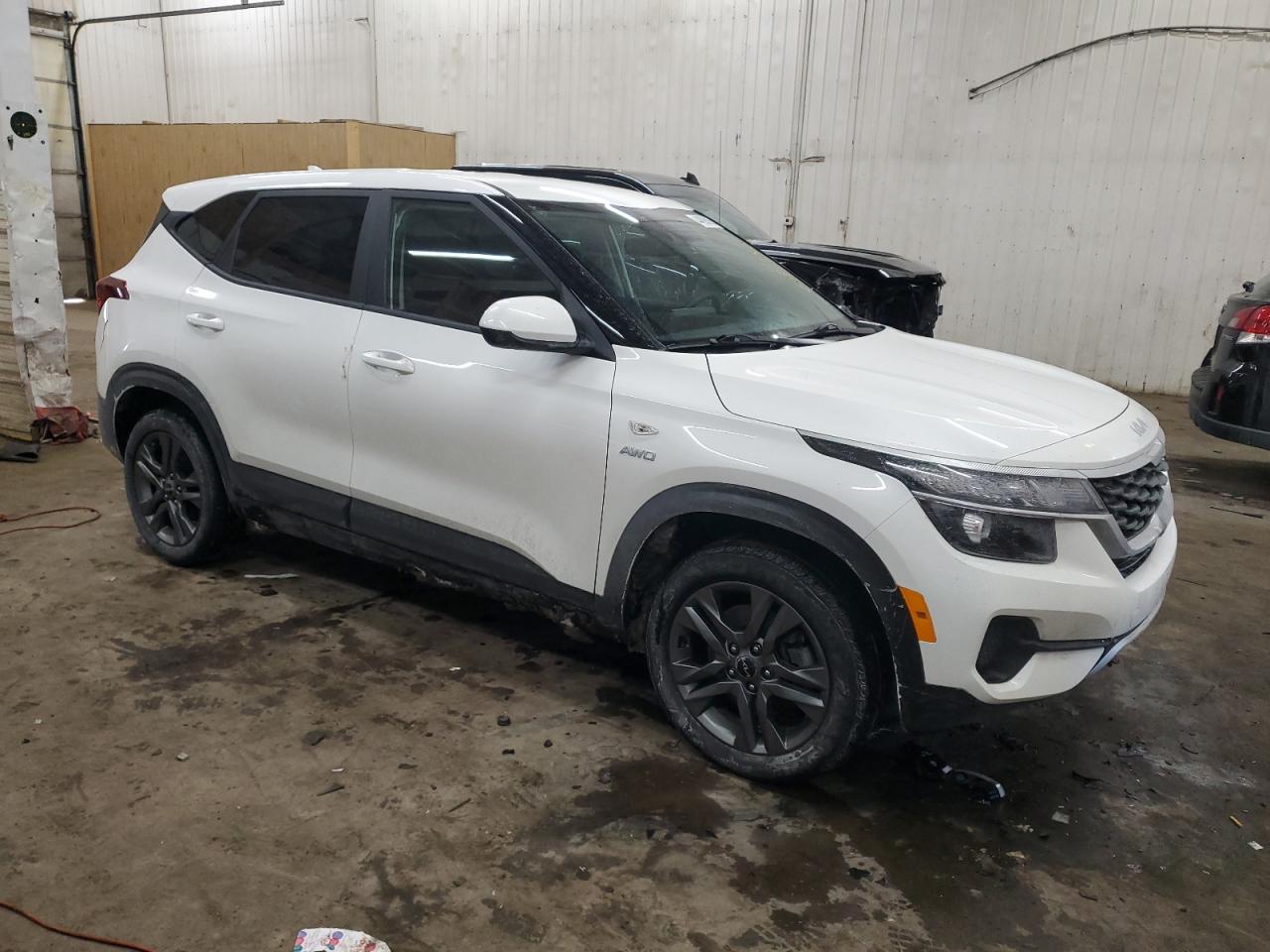 2022 KIA Seltos VIN KNDEPCAAXN7334819 Copart auction photo, side / rear end damage thumbnail 4