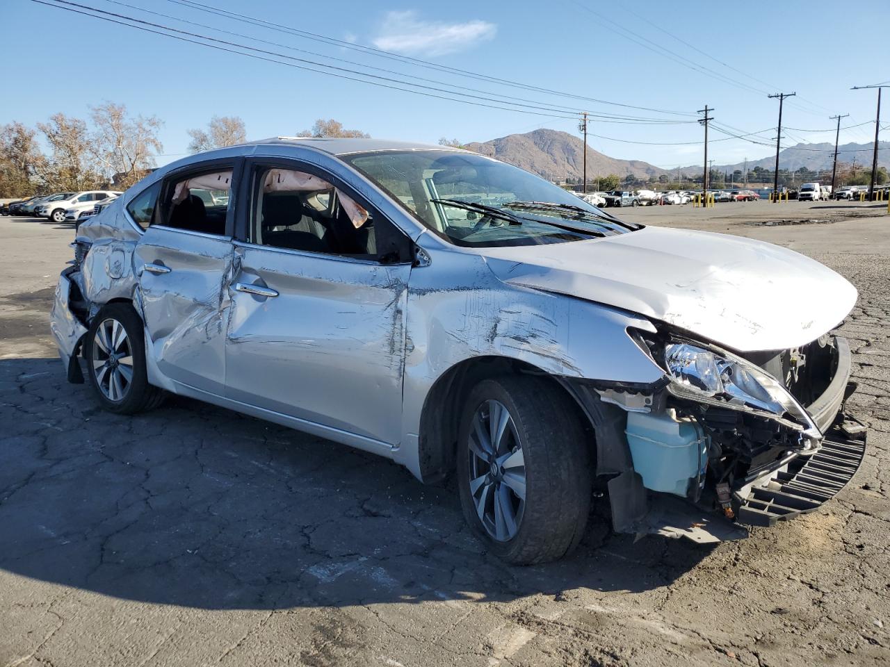 2019 Nissan Sentra VIN 3N1AB7AP5KY394402 Copart auction photo, all over damage thumbnail 4