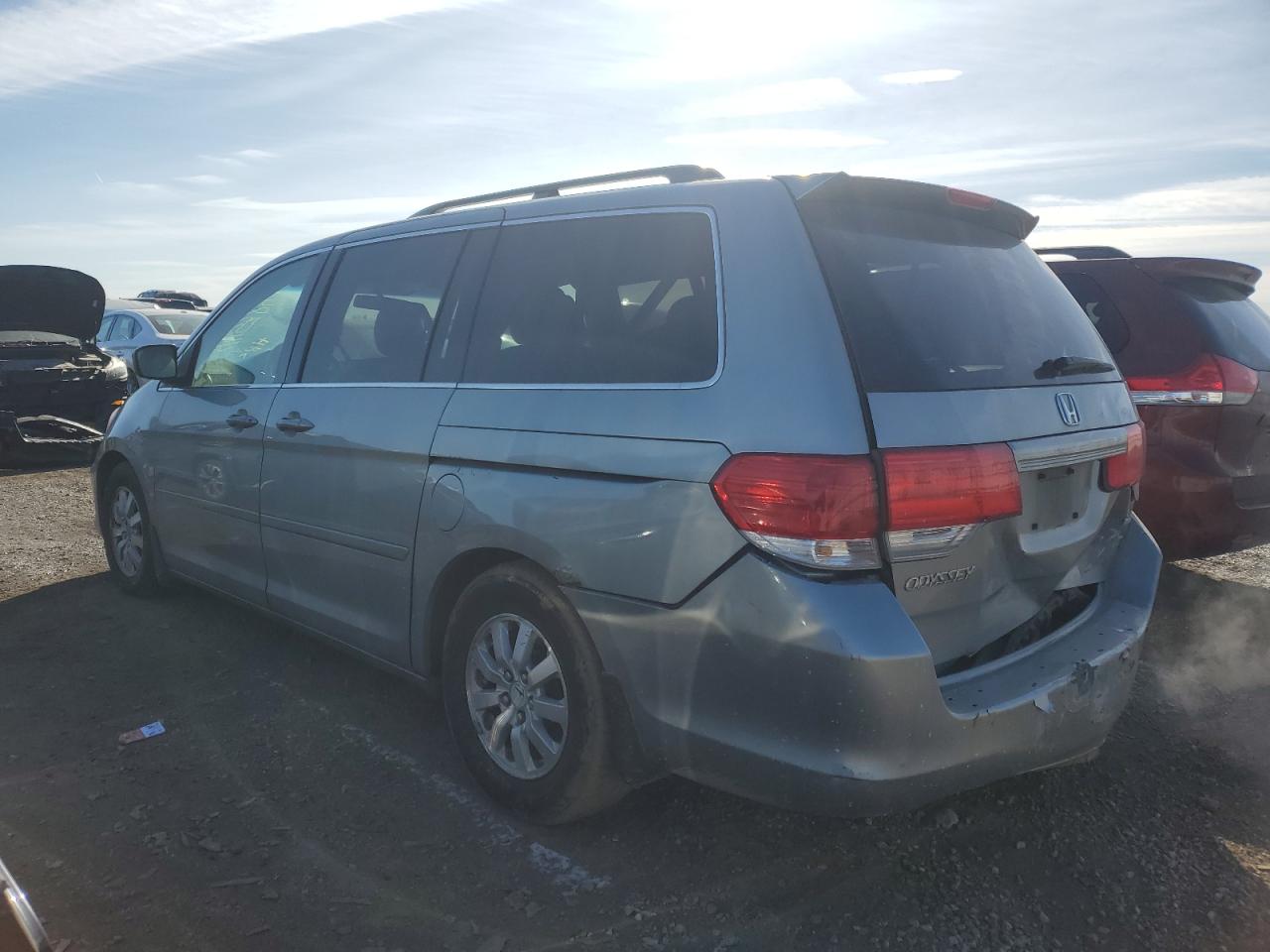 2010 Honda Odyssey VIN 5FNRL3H7XAB035536 Copart auction photo, rear end / minor dent/scratches damage thumbnail 2