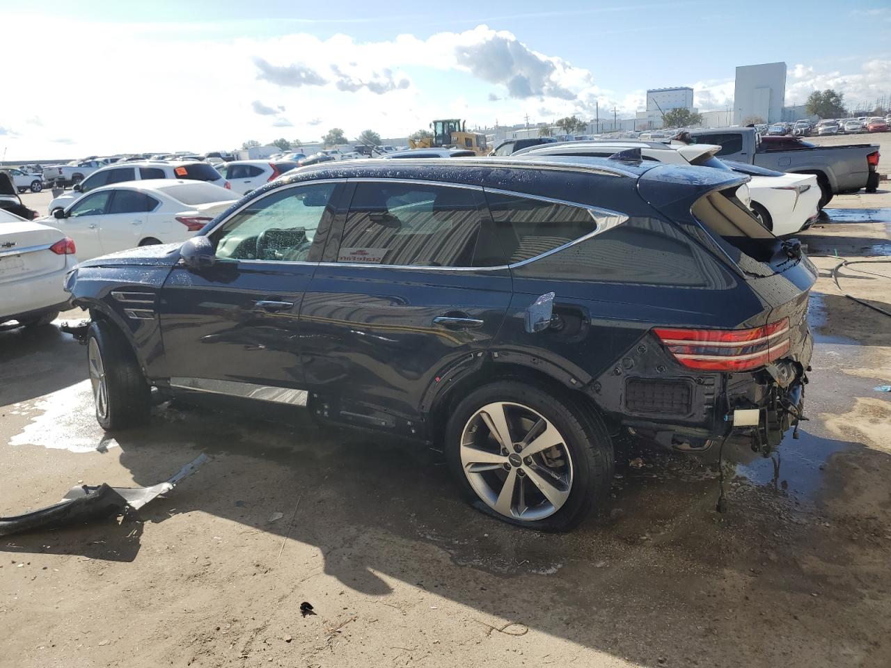 2021 Genesis Gv80 VIN KMUHB4SB8MU054029 Copart auction photo, front end damage thumbnail 2