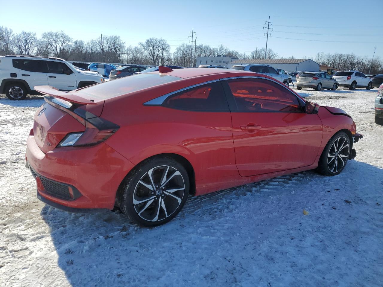 2017 Honda Civic VIN 2HGFC3A54HH755450 Copart auction photo, front end / minor dent/scratches damage thumbnail 3