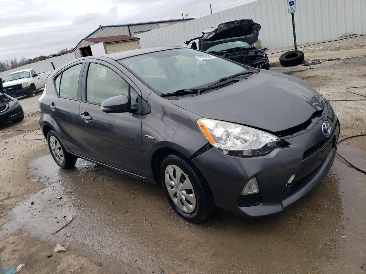 2014 Toyota Prius VIN JTDKDTB34E1081124 Copart auction photo, front end / rear end damage thumbnail 4
