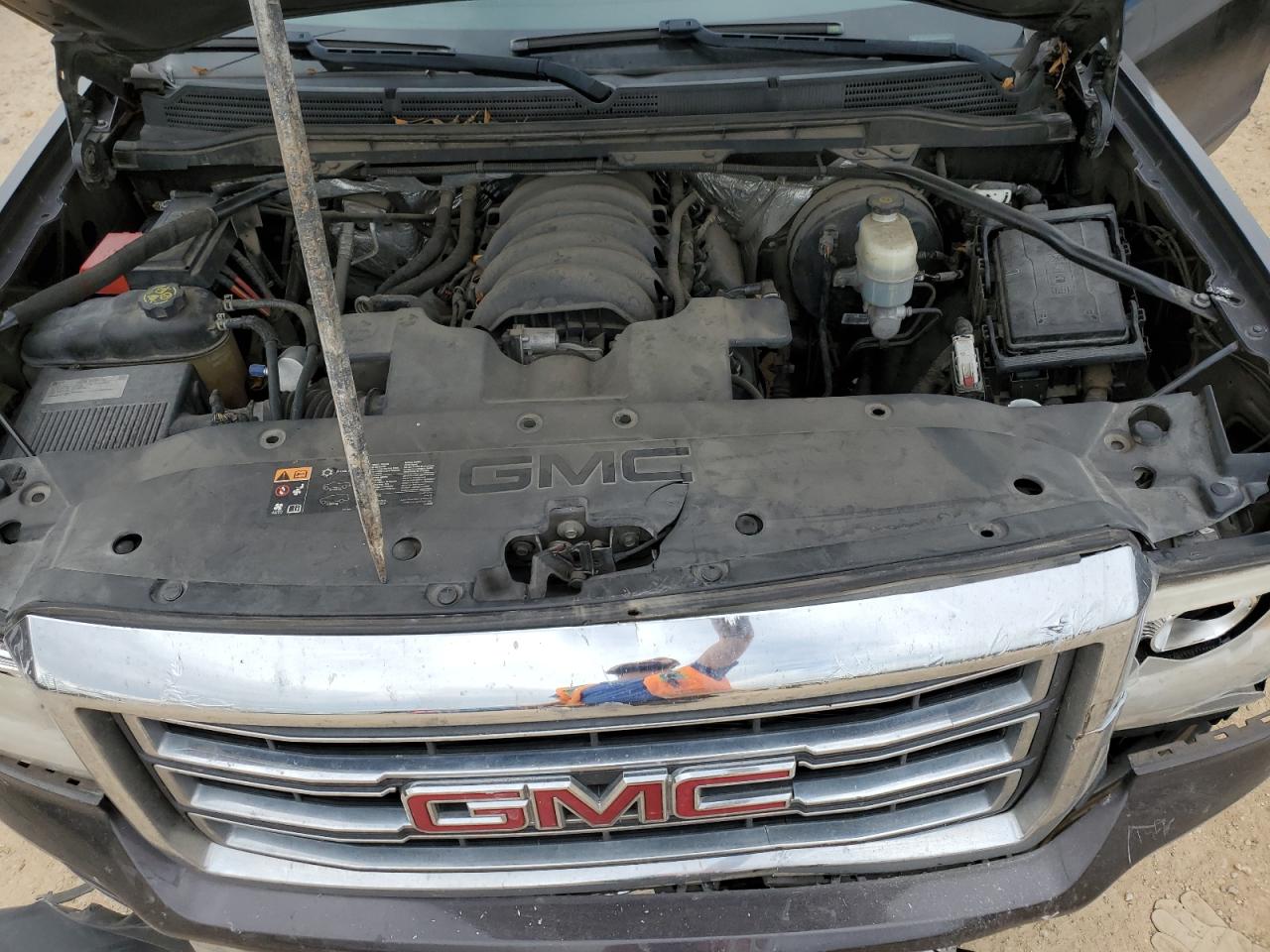 2015 GMC Sierra VIN 3GTP1UEC2FG233582 Copart auction photo, front end damage thumbnail 11