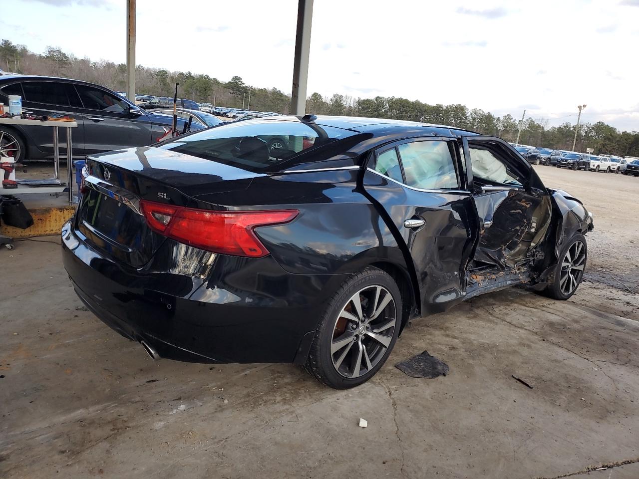 2016 Nissan Maxima VIN 1N4AA6AP2GC406683 Copart auction photo, side / front end damage thumbnail 3