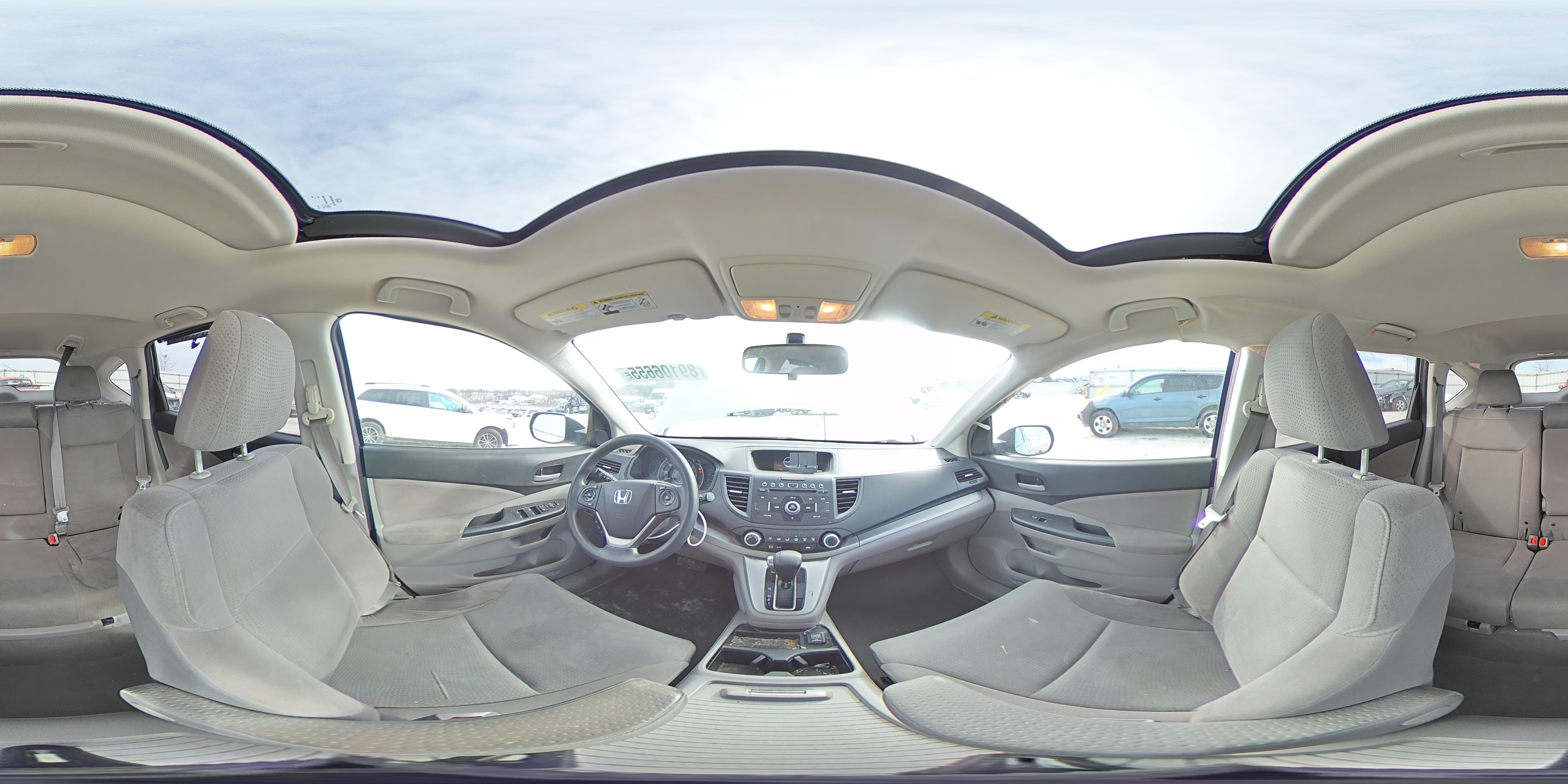 2013 Honda CR-V VIN 2HKRM4H50DH654315 Copart auction photo, side / front end damage thumbnail 13