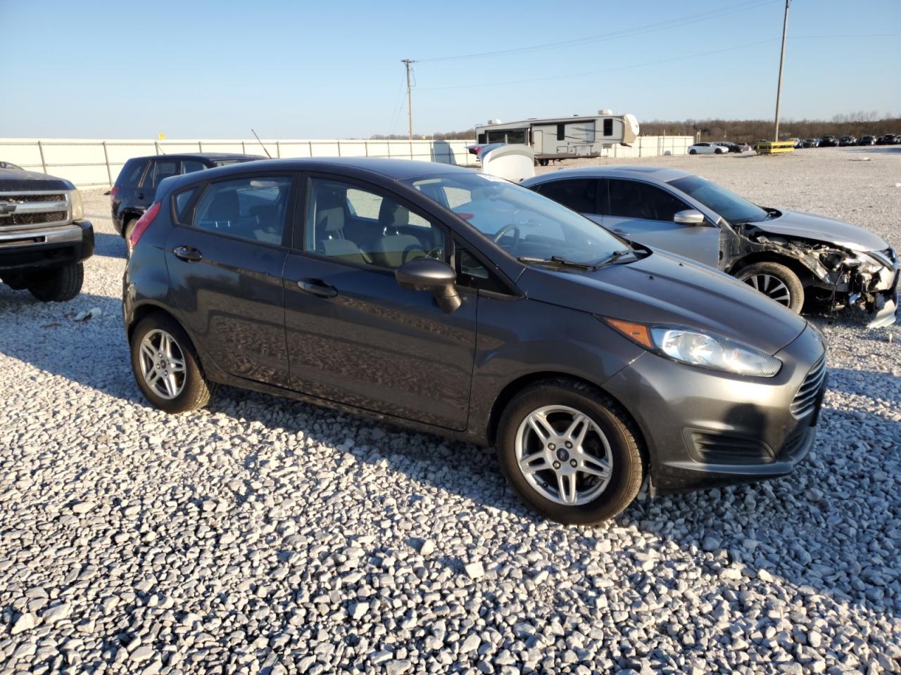 2018 Ford Fiesta VIN 3FADP4EJ6JM142475 Copart auction photo, side damage thumbnail 4