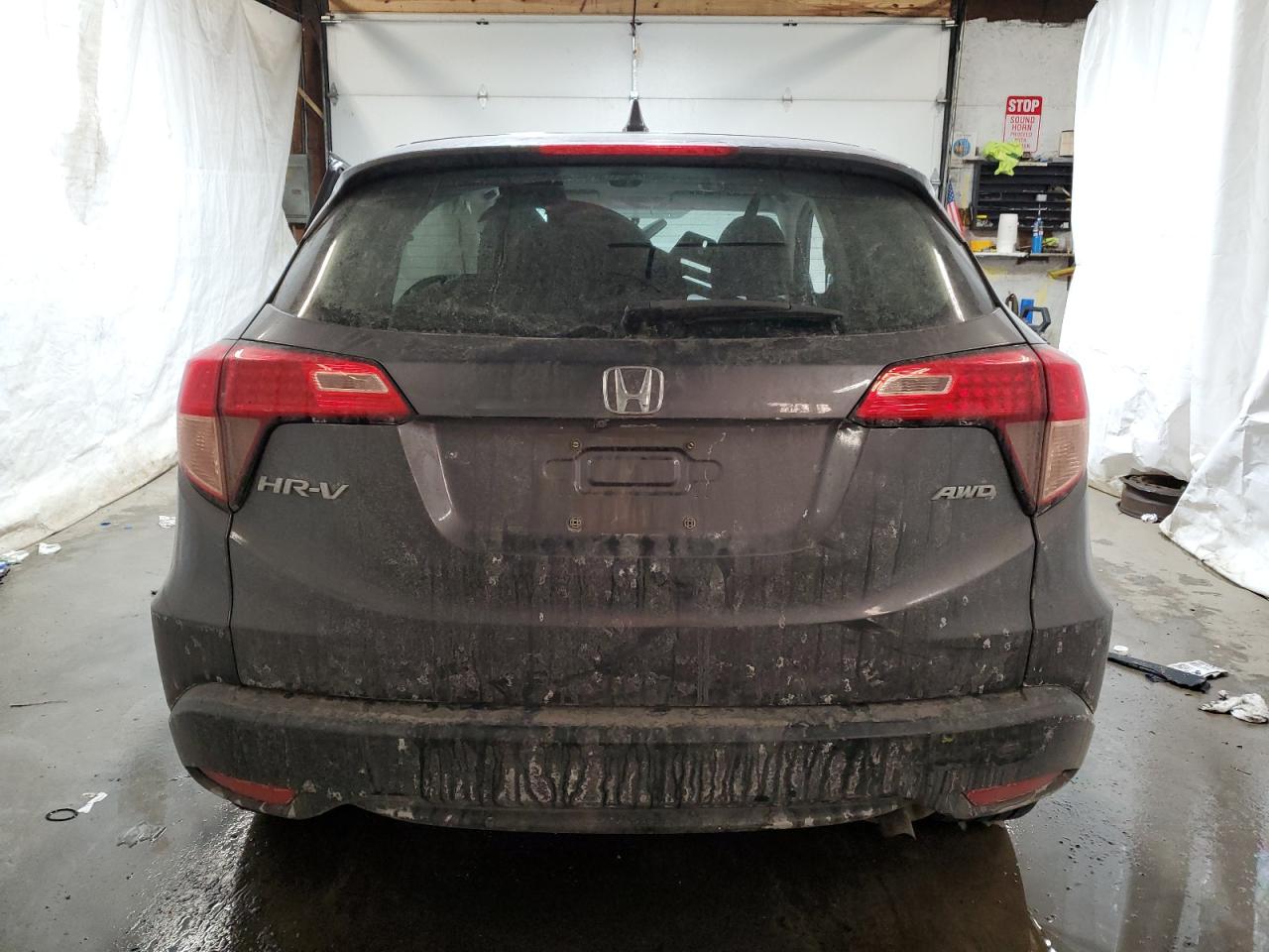 2016 Honda HR-V VIN 3CZRU6H34GM714261 Copart auction photo, all over / side damage thumbnail 6