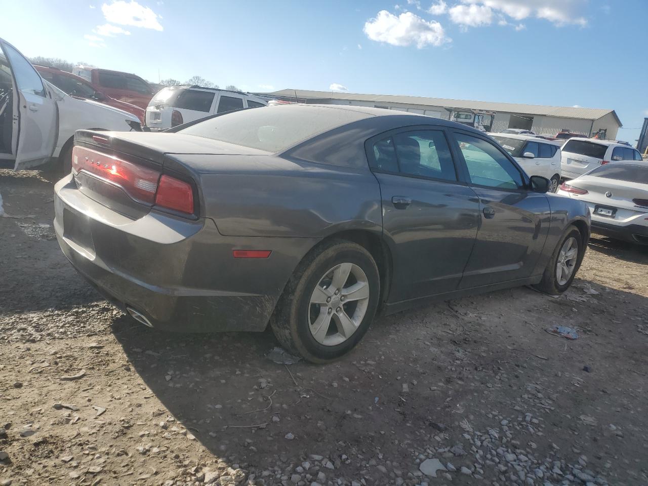 2014 Dodge Charger VIN 2C3CDXBGXEH130993 Copart auction photo, side damage thumbnail 3