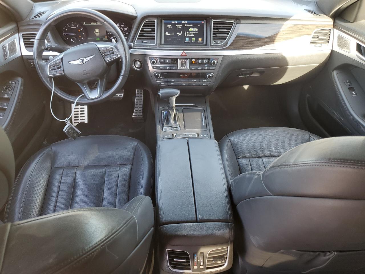 2019 Genesis G80 VIN KMHGN4JE9KU299822 Copart auction photo, front end / side damage thumbnail 8