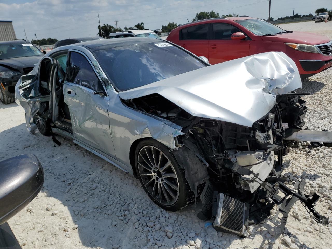 2016 Mercedes-Benz S-klasse VIN WDDUG8CBXGA236819 Copart auction photo, side / front end damage thumbnail 4