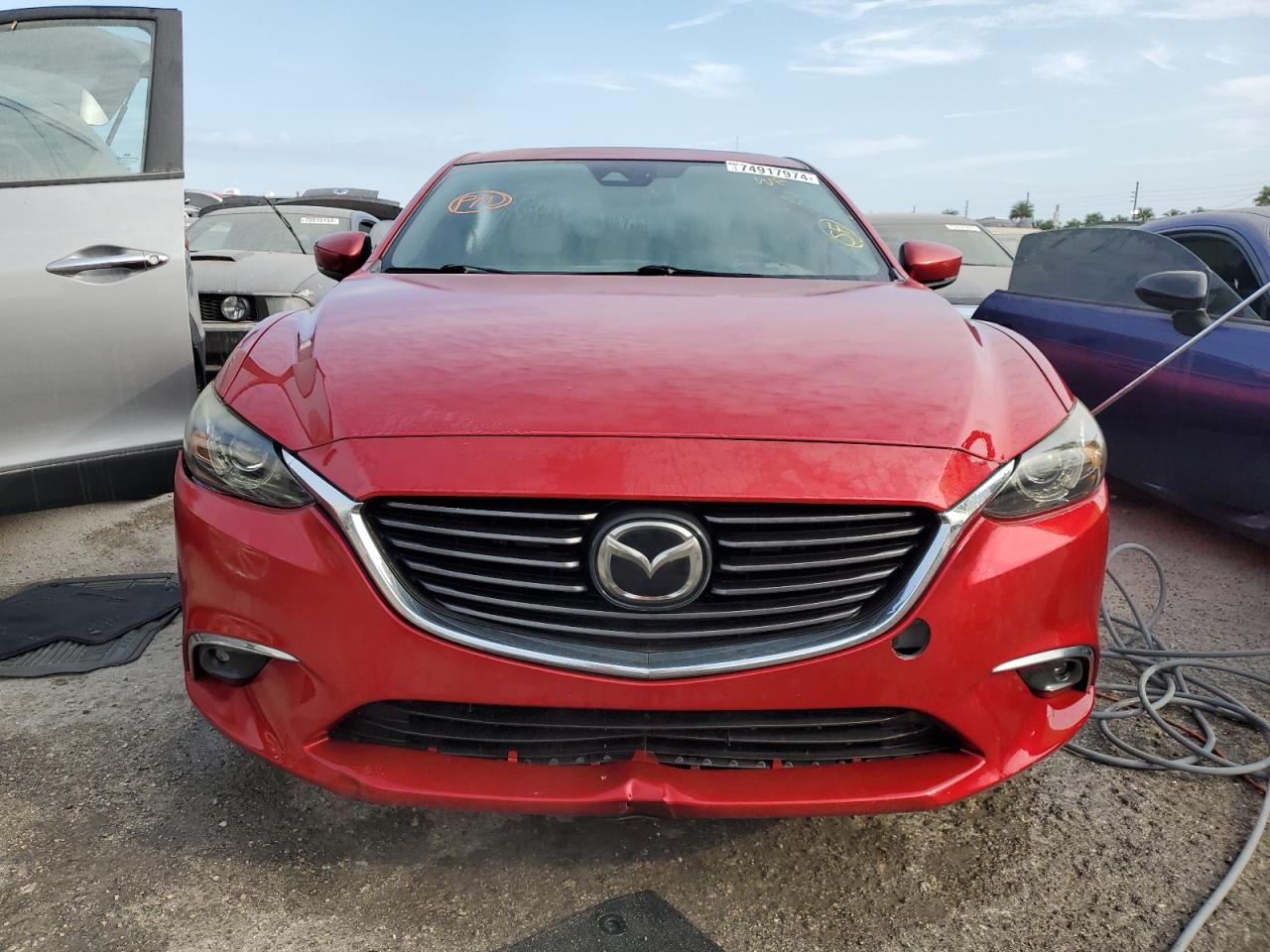 2017 Mazda 6 VIN JM1GL1X56H1132215 Copart auction photo, water/flood damage thumbnail 5