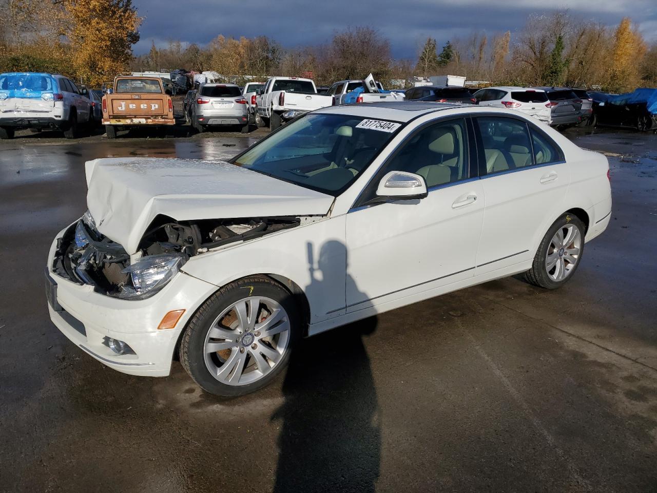 2009 Mercedes-Benz C-klasse VIN WDDGF54X29R046641