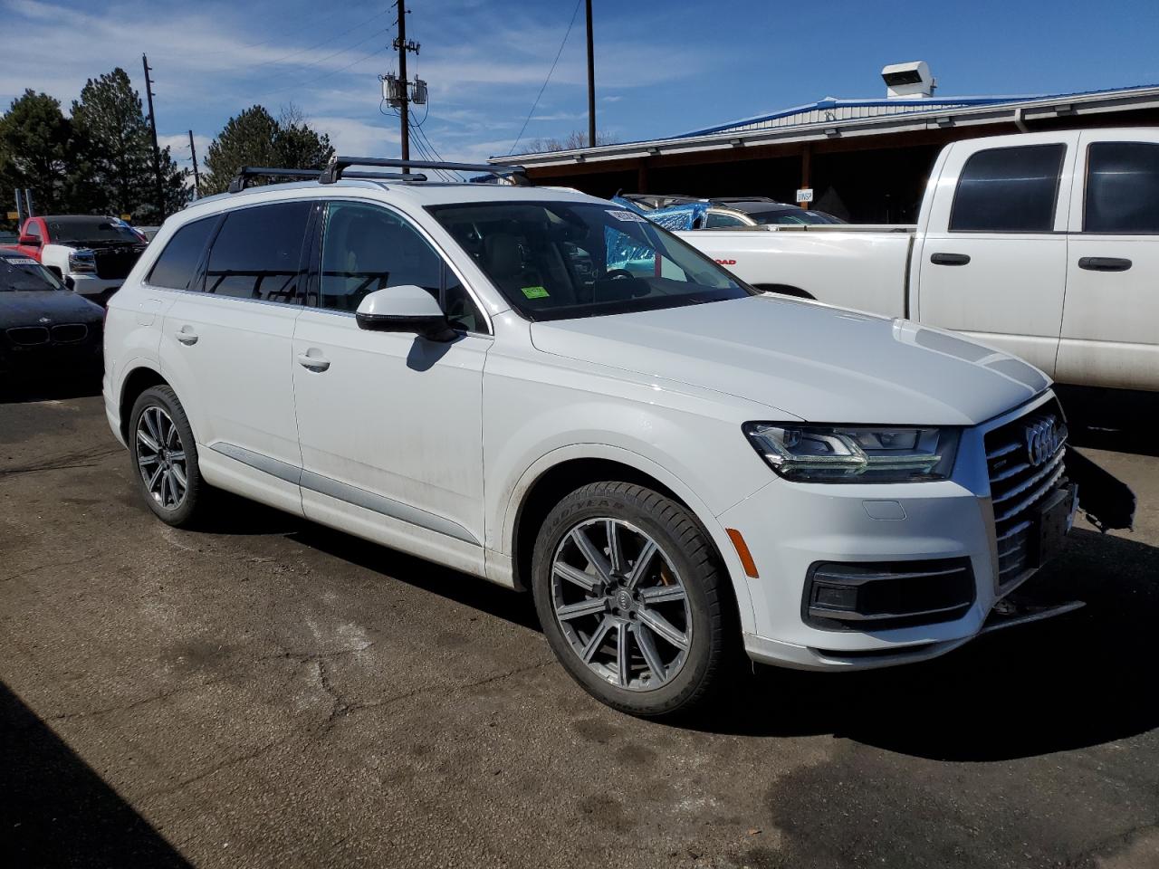 2018 Audi Q7 VIN WA1LAAF74JD050408 Copart auction photo, front end damage thumbnail 4