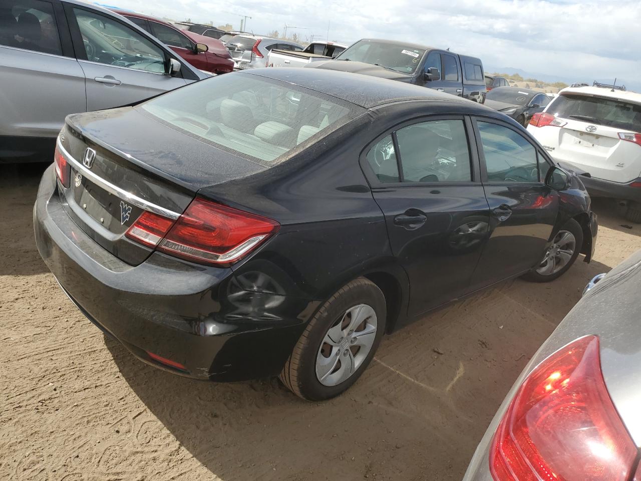 2013 Honda Civic VIN 2HGFB2F52DH576128 Copart auction photo, front end damage thumbnail 3
