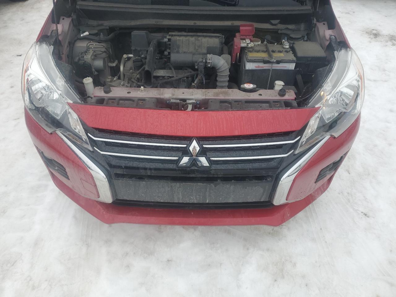 2021 Mitsubishi Mirage VIN ML32AUHJ3MH009604 Copart auction photo, rear end damage thumbnail 11