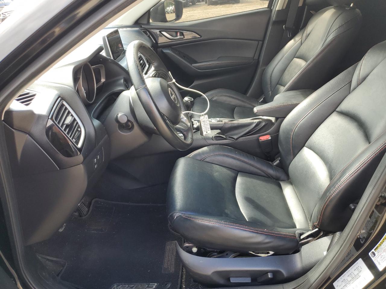 2014 Mazda 3 VIN JM1BM1M70E1116441 Copart auction photo, front end / side damage thumbnail 8