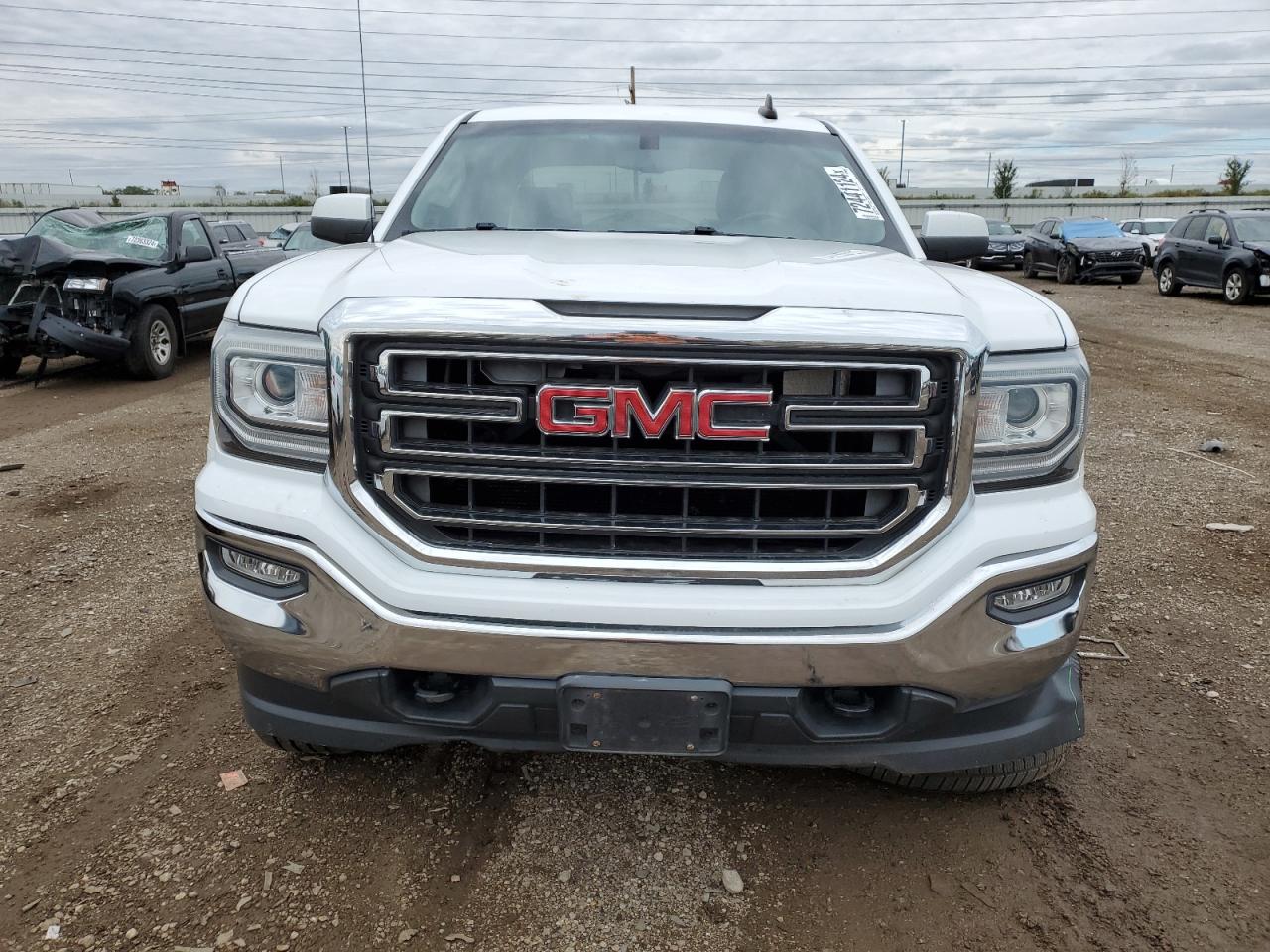 2016 GMC Sierra VIN 3GTU2MEC6GG260575 Copart auction photo, front end / side damage thumbnail 5