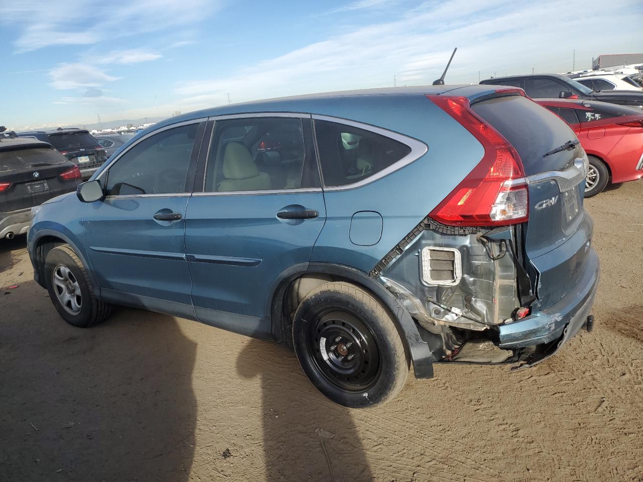 2015 Honda CR-V VIN 5J6RM4H36FL065082 Copart auction photo, rear end damage thumbnail 2
