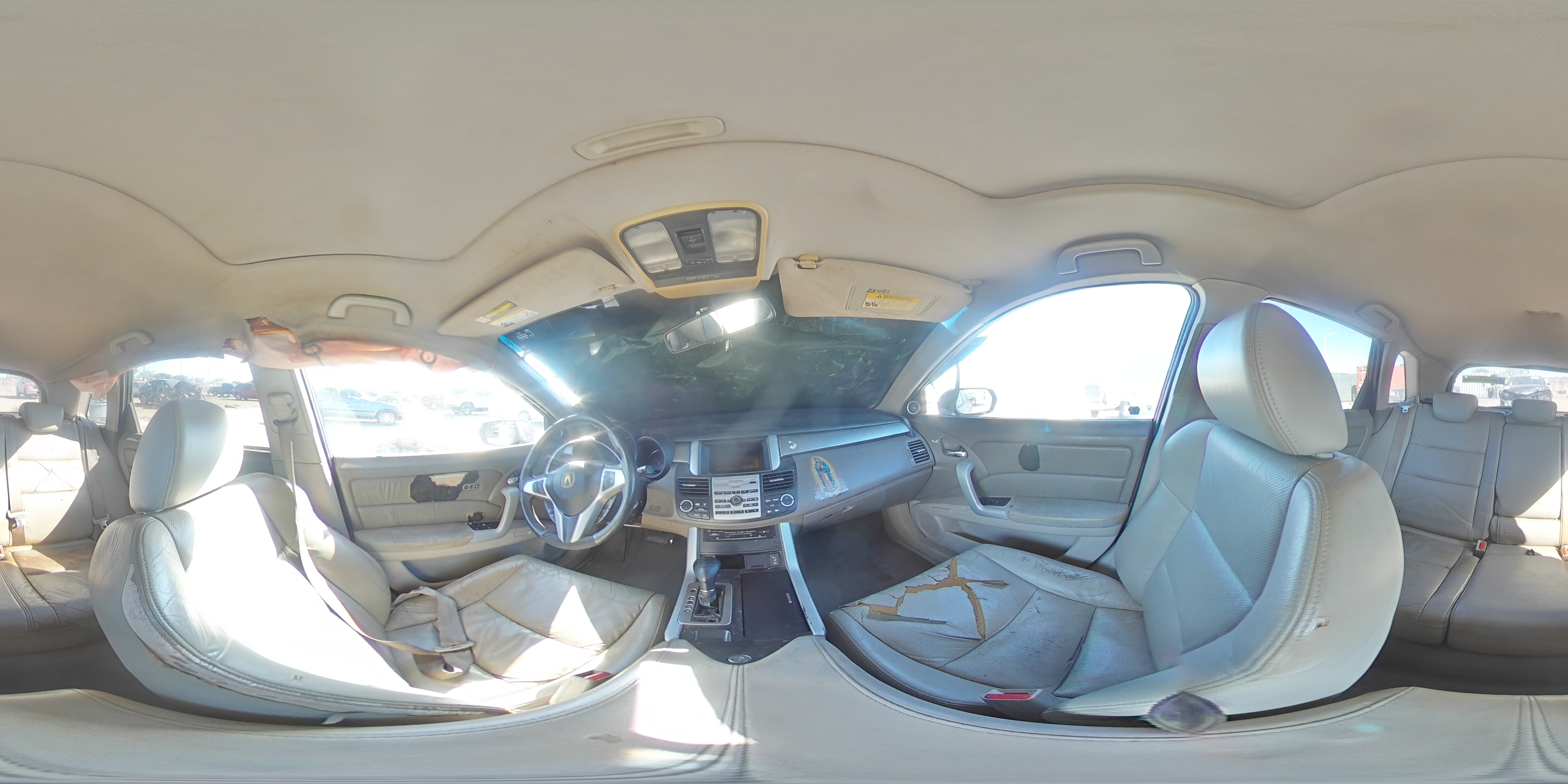 2008 Acura RDX VIN 5J8TB18278A007277 Copart auction photo, all over damage thumbnail 13