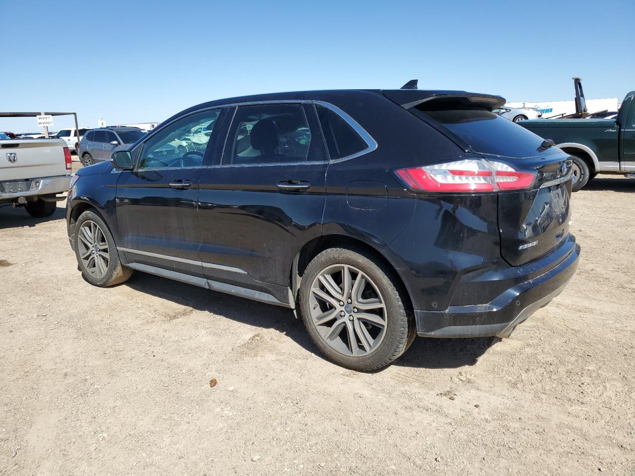 2019 Ford Edge VIN 2FMPK4K93KBB75822 Copart auction photo, side / minor dent/scratches damage thumbnail 2