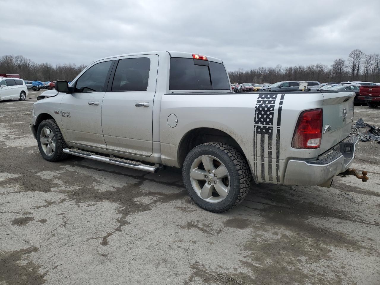 2018 RAM 1500 VIN 3C6RR7LTXJG129752 Copart auction photo, front end damage thumbnail 2