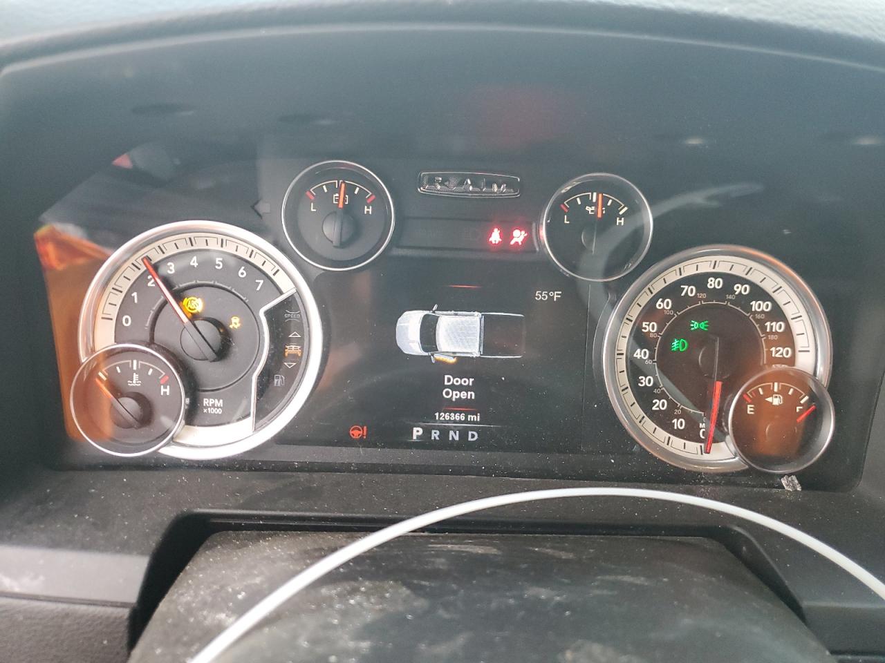 2014 RAM 1500 VIN 1C6RR6HT7ES221953 Copart auction photo, front end damage thumbnail 9