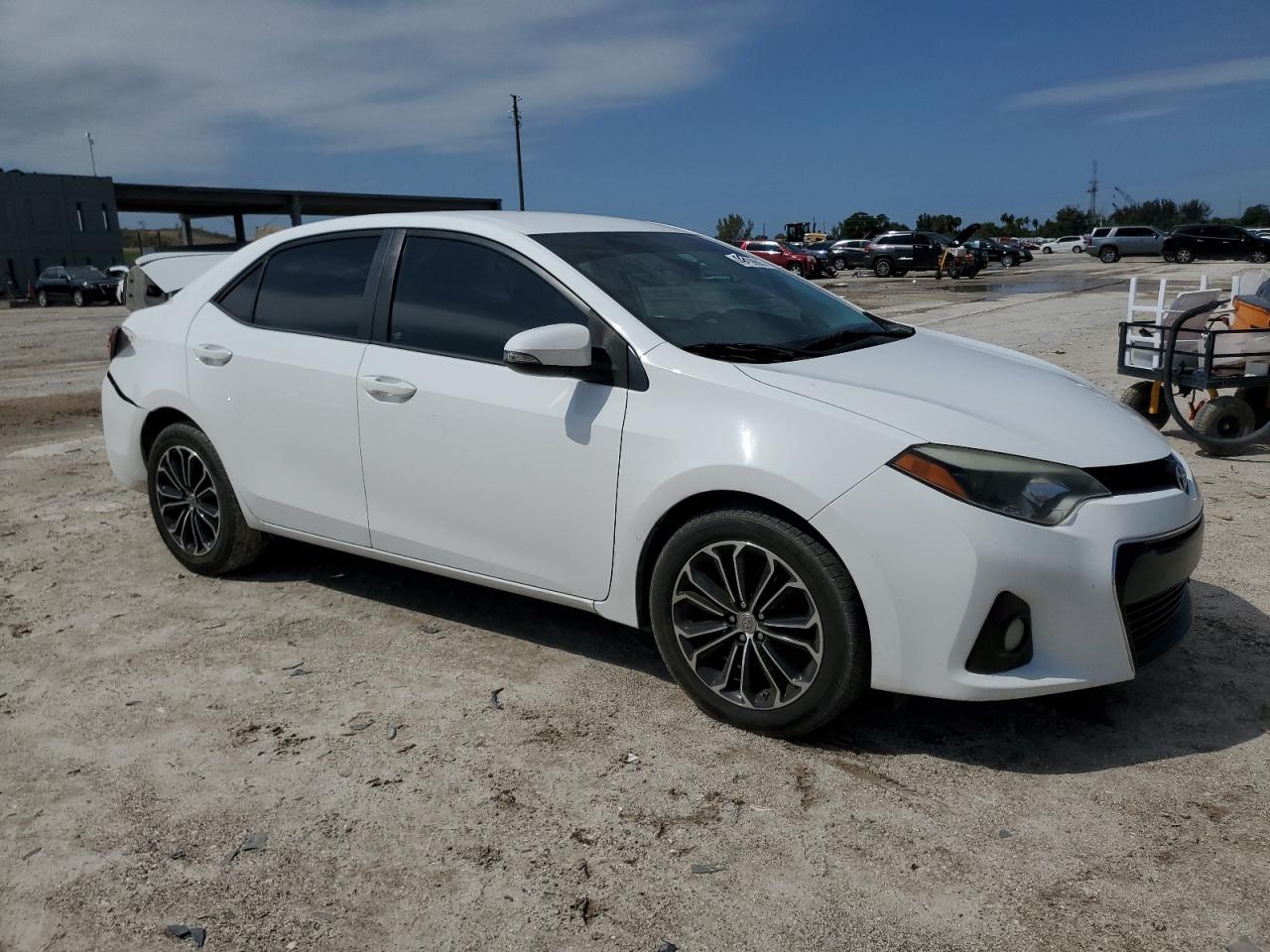 2016 Toyota Corolla VIN 2T1BURHEXGC714834 Copart auction photo, rear end / minor dent/scratches damage thumbnail 4