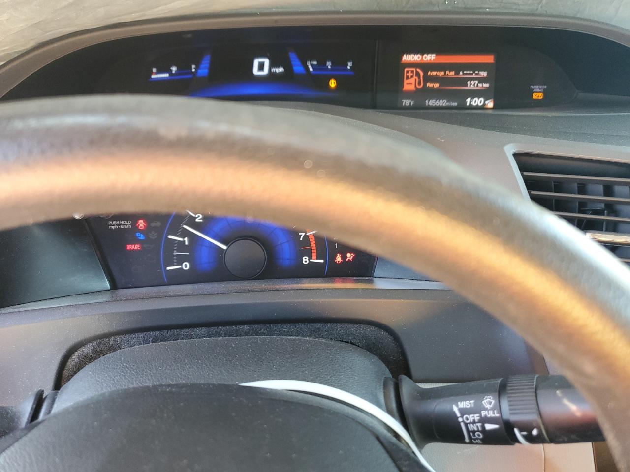 2012 Honda Civic VIN 2HGFG3B84CH527177 Copart auction photo, all over damage thumbnail 9